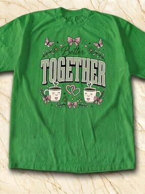 Gildan Better Together Coffee Graphic Tee